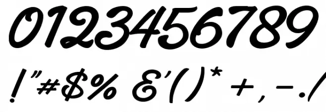 Mentega Font OTHER CHARS