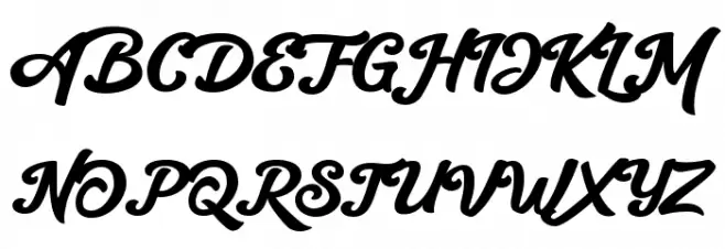 Mentega Schriftart Groß