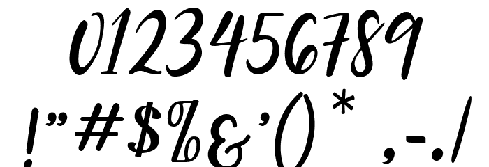 Menthari Font OTHER CHARS