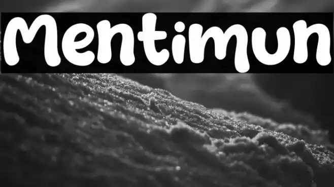 Mentimun Font examples