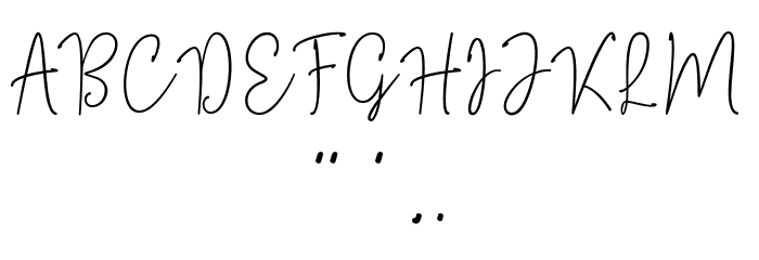 Mention Signature Font OTHER CHARS