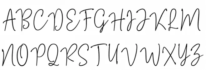 Mention Signature Fonte MAIÚSCULAS