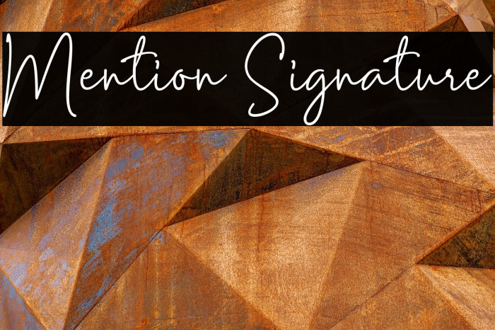 Mention Signature Example 2