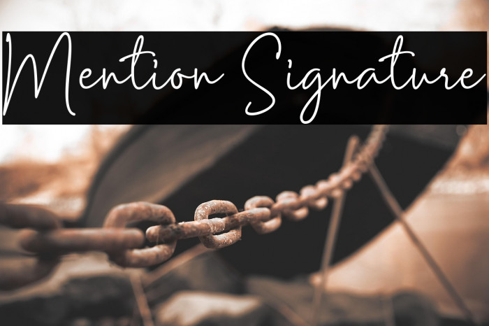 Mention Signature Example 3