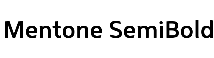 Mentone SemiBold Font