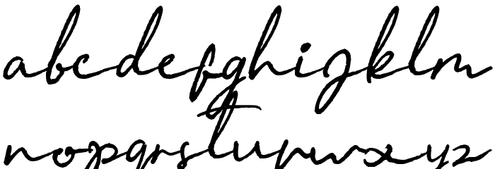 Menttarich Personal Use Only Font LOWERCASE