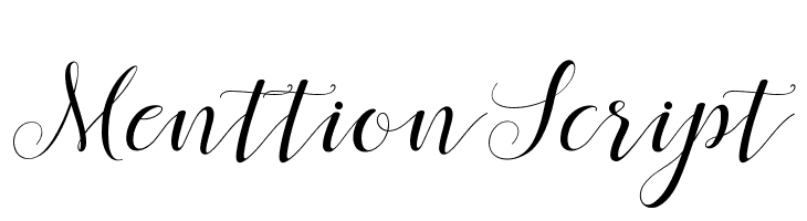 MenttionScript  baixar fontes gratis
