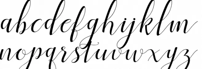 MenttionScript 字体 小写