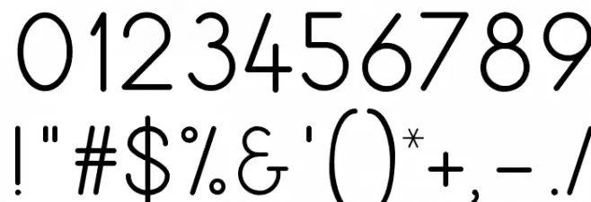 Menulis Font OTHER CHARS