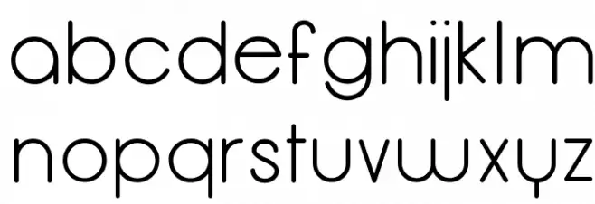 Menulis Font LOWERCASE