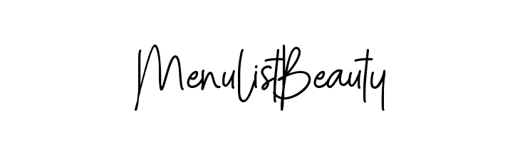 Menulist Beauty  font caratteri gratis