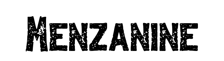 Menzanine  font caratteri gratis