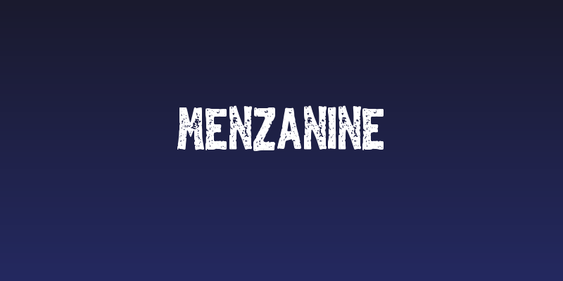 Menzanine Social Header