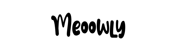 Meoowly  Fuentes Gratis Descargar