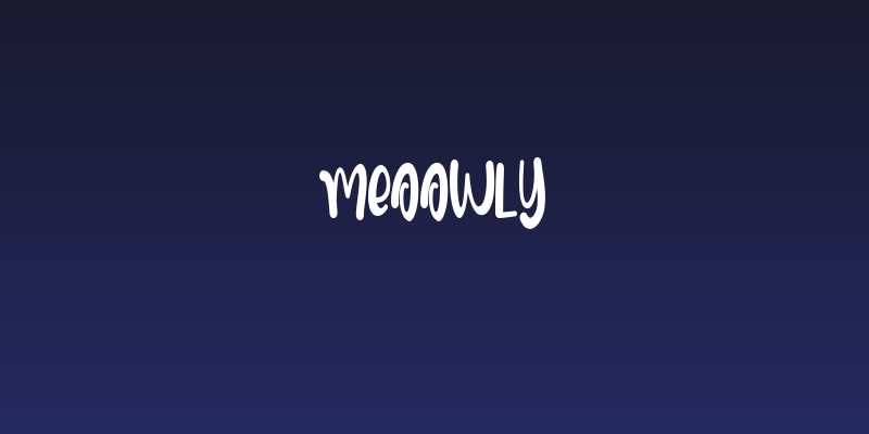 Meoowly Social Header