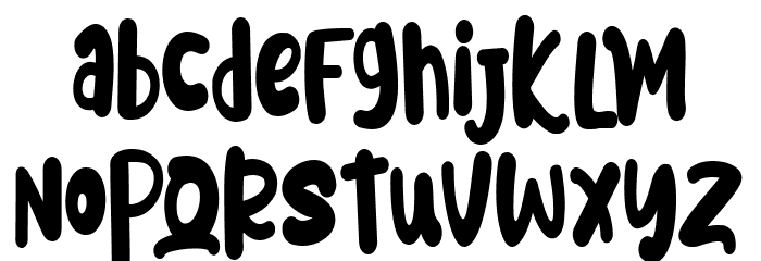 Meoowly Font LOWERCASE