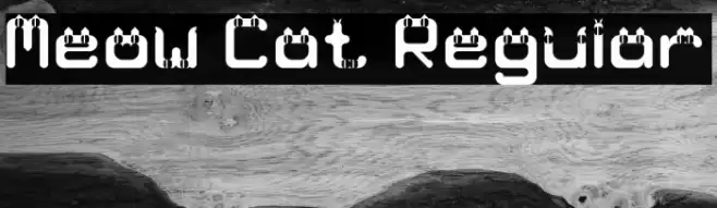 Meow Cat Regular Font examples
