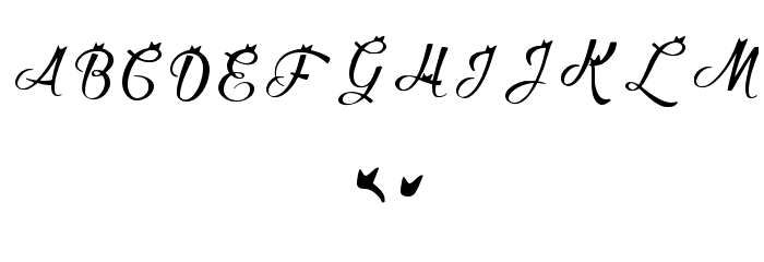 Meow Essay Alphabet Regular Font OTHER CHARS