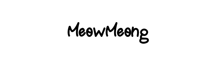 Meow Meong  لخطوط تنزيل