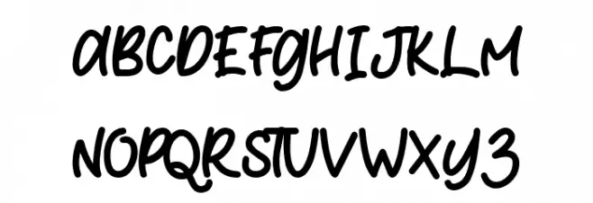 Meow Meong Schriftart Groß