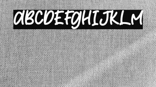 Meow Meong Font examples