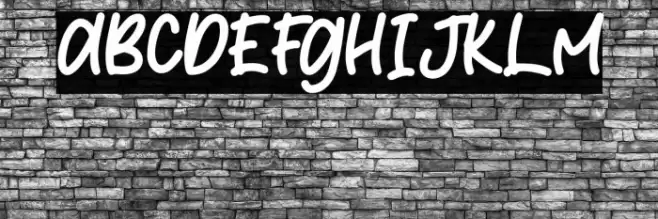 Meow Meong Font examples