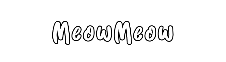 Meow Meow  Free Fonts Download