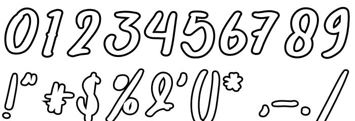 Meow Meow Font OTHER CHARS