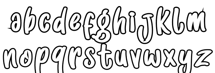 Meow Meow Font LOWERCASE