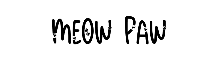 Meow Paw  免费字体下载