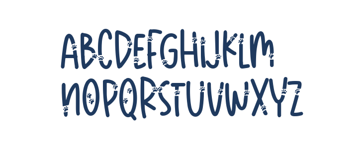 Meow Paw Lowercase