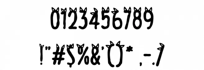 Meow Zilla Cat 3 Caratteri ALTRI CARATTERI