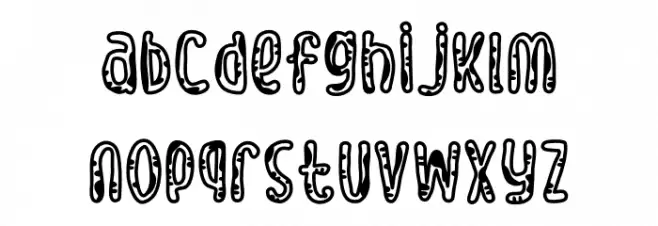 Meow Zilla Spot Caratteri MINUSCOLO