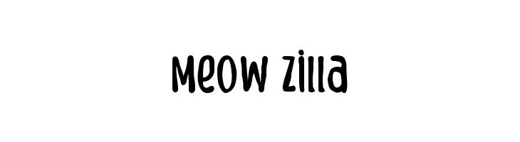 Meow Zilla  font caratteri gratis