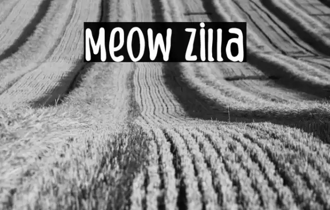 Meow Zilla Caratteri examples