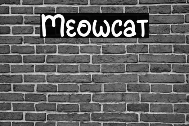 Meowcat Font examples