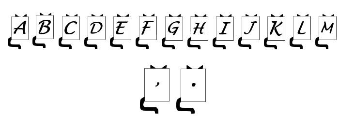 Meowessay Regular Font OTHER CHARS
