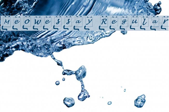 Meowessay Regular Font examples