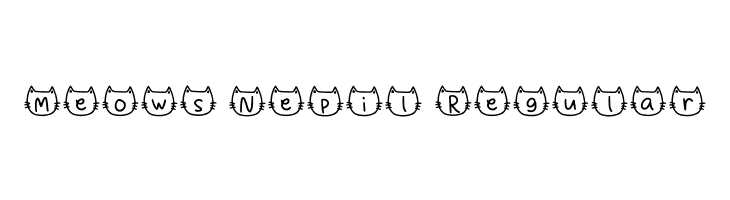 Meows Nepil Regular  免费字体下载