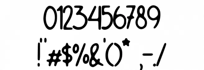Meowtalk Alternate Demo Font OTHER CHARS