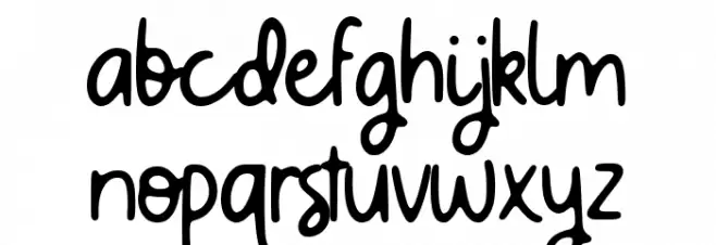 Meowtalk Alternate Demo Schriftart Kleinbuchstaben