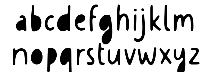 Meowtalk Spilled Demo Font LOWERCASE
