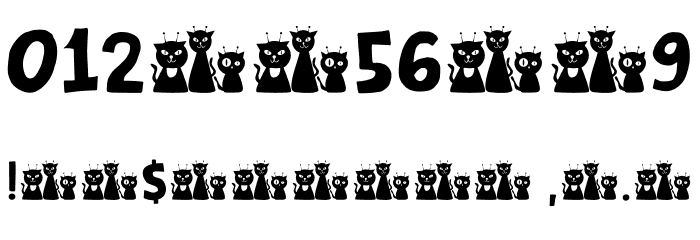 Meowtant Kittens DEMO Regular Font OTHER CHARS