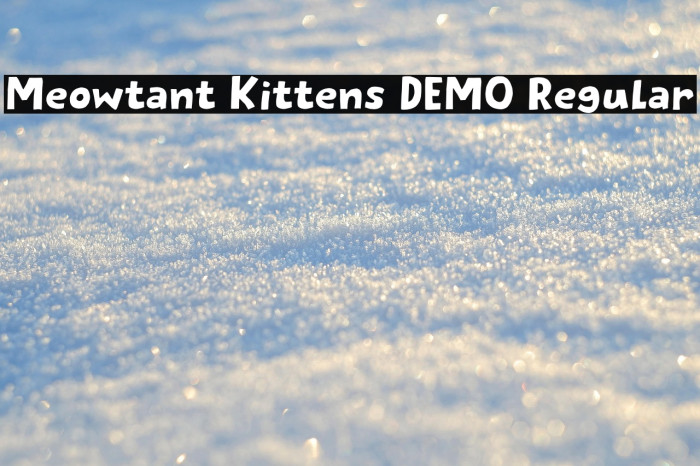 Meowtant Kittens DEMO Regular Example 2