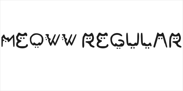 Meoww Regular Logo