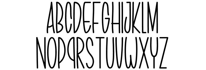 Meowy Font LOWERCASE