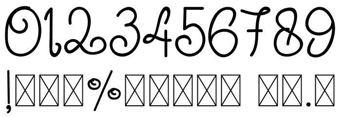 MephisticaRegular Font OTHER CHARS