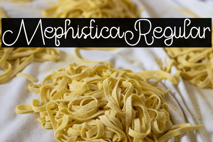 MephisticaRegular Example 1