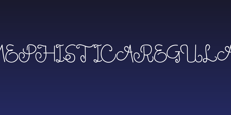 MephisticaRegular Social Header