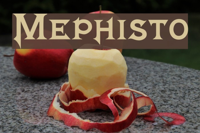Mephisto!` Font examples